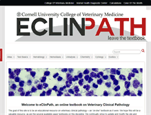 Tablet Screenshot of eclinpath.com